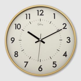 Galaxy 221-G Serisi Eskitme Metal Görünümlü Sessiz Akar 30 cm Modern Duvar Saati