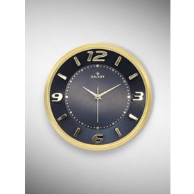 Galaxy 5000283857 Exclucive Kabartama Rakamlı Klasik Kadranlı 30 cm Gold Duvar Saati