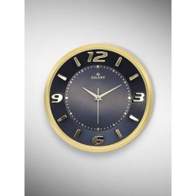 Galaxy 5000283857 Exclucive Kabartama Rakamlı Klasik Kadranlı 30 cm Gold Duvar Saati