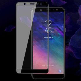 Galaxy A6 2018 Kenarları Kırılmaya Dayanıklı Cam Ekran Koruyucu