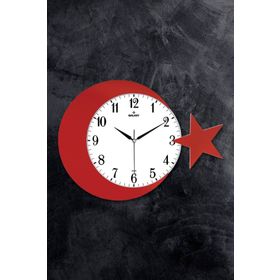 Galaxy Ay Yıldız Duvar Saati