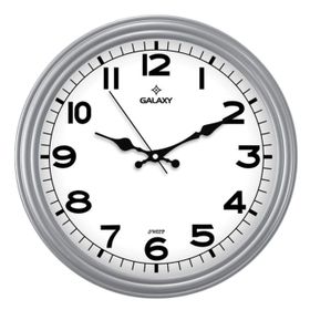 Galaxy D-200-G Klasik Kadran Gri Renk Sessiz Akar 30 cm Duvar Saati