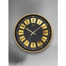 Galaxy D-218-A-12 Parçalı Kadran 30 cm Sessiz Gold Akar Duvar Saati