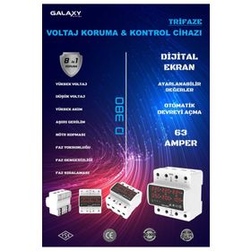Galaxy Energy D380 Profesyonel Trifaze Kontrol Cihazı