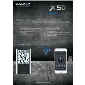 Galaxy Energy X50 Plus Kablosuz Wifi Smart Oda Termostatı