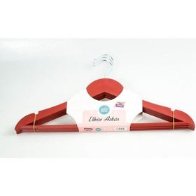 Galaxy GLX-100 Kırmızı 3'lü Elbise Askısı