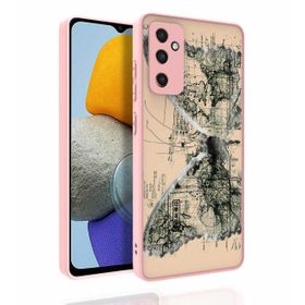 Galaxy M23 Desenli Kamera Korumalı Parlak Nora Kapak Kılıf