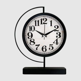 Galaxy Premium Serisi Modern Kadranlı 20 cm Metal Ofis ve Masa Üstü Saat