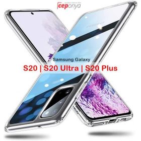 Galaxy S20 İnce Esnek Sararmaz Şeffaf Süper Silikon Kılıf