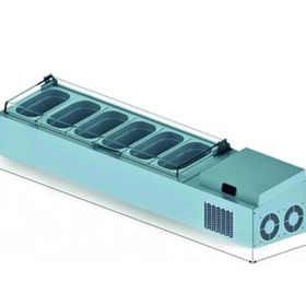 Galleyz GN 1/4-150 Set Üstü Saladbar Pleksi Kapak 150x34x45 cm Küvet