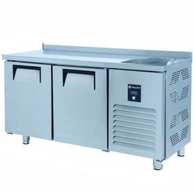 Galleyz Tezgah Tip 2 Kapılı Sağ Evye Motor 150x70x85 cm Buzdolabı