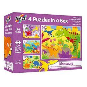 Galt 1004735 4'lü Yapboz Dinazorlar