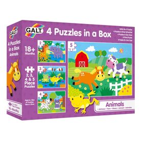 Galt 1005239 4 Yapboz 1 Arada Hayvanlar