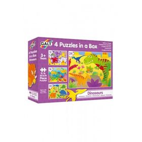 Galt 4 Puzzles in a Box Dinosaurs 3 Yaş+ Puzzle