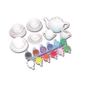 Galt Çay Setini Boya - Paint a Tea Set