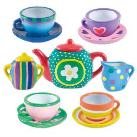 Galt Çay Setini Boya - Paint a Tea Set