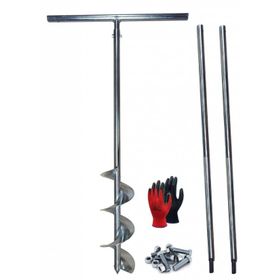 Galvaniz Çap 15 cm Boy 3 mt Toprak Delme Sondaj Burgusu