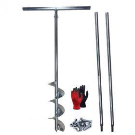 Galvaniz Çap 15 cm Boy 3 mt Toprak Delme Sondaj Burgusu