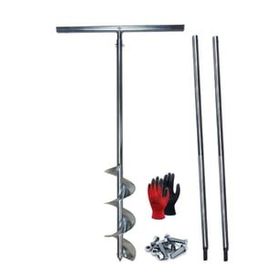 Galvaniz Çap 15 cm Boy 3 mt Toprak Delme Sondaj Burgusu