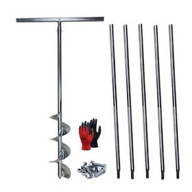 Galvaniz Toprak Burgusu Uzatmalı Çap 15 cm Boy 6 mt Sondaj Aleti