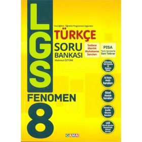 Gama 8. Sınıf LGS Türkçe Fenomen Soru Bankası