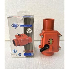 Gama Çap 50 mm Pvc Pis Su Atıksu Gider Çekvalf Kilitli Sistem