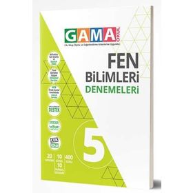 Gama Okul Yayınları 5. Sınıf Fen Bilimleri Denemeleri