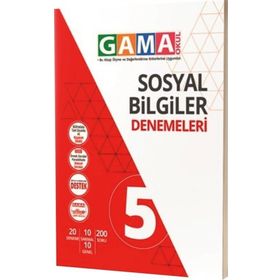 Gama Okul Yayınları 5. Sınıf Sosyal Bilgiler Denemeleri