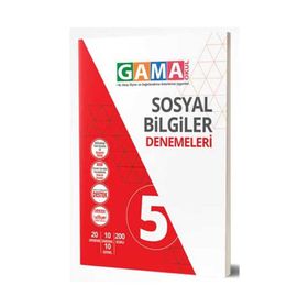 Gama Okul Yayınları 5. Sınıf Sosyal Bilgiler Denemeleri