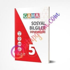 Gama Okul Yayınları 5. Sınıf Sosyal Bilgiler Denemeleri