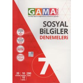 Gama Okul Yayınları 7. Sınıf Sosyal Bilgiler Denemeleri