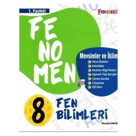 Gama Okul Yayınları 8. Sınıf Fen Bilimleri 1. Fasikül Mevsimler ve İklim