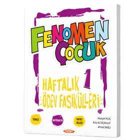 Gama Yayınları 1. Sınıf Fenomen Çocuk Haftalık Ödev Fasikülleri