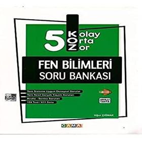 Gama Yayınları 2020 5. Sınıf Koz Fen Bilimleri Soru Bankası