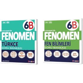 Gama Yayınları - 2022 6. Sınıf Türkçe Fen Bilimleri Fenomen Soru Seti