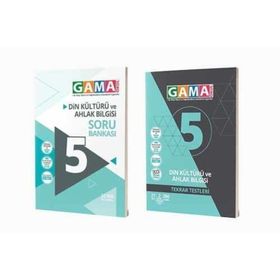 Gama Yayınları 5.Sınıf Din Kültürü Ve Ahlak Bilgisi Soru Bankası