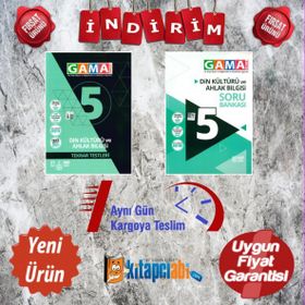 Gama Yayınları 5.Sınıf Din Kültürü Ve Ahlak Bilgisi Soru Bankası