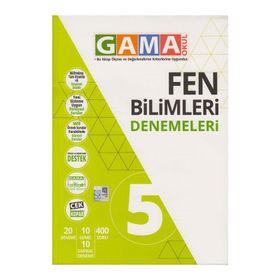 Gama Yayınları 5. Sınıf Fen Bilimleri Denemeleri