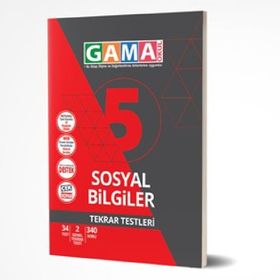 Gama Yayınları 5. Sınıf Nar Sosyal Bilgiler Tekrar Testleri