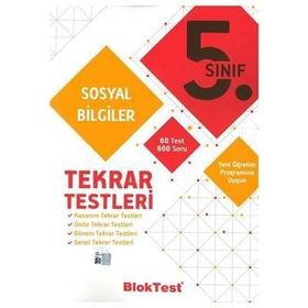 Gama Yayınları 5. Sınıf Nar Sosyal Bilgiler Tekrar Testleri