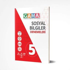 Gama Yayınları 5. Sınıf Sosyal Bilgiler Denemeleri