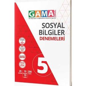 Gama Yayınları 5. Sınıf Sosyal Bilgiler Denemeleri