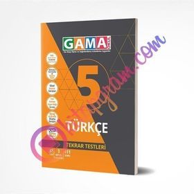 Gama Yayınları 5. Sınıf Türkçe Tekrar Testleri