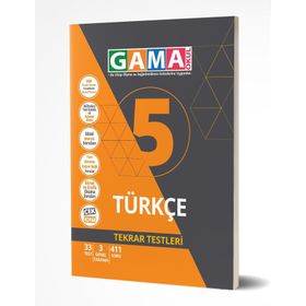 Gama Yayınları 5. Sınıf Türkçe Tekrar Testleri
