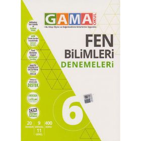 Gama Yayınları 6. Sınıf Fen Bilimleri Denemeleri