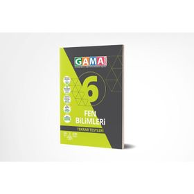 Gama Yayınları 6. Sınıf Fen Bilimleri Tekrar Testleri