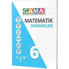 Gama Yayınları 6. Sınıf Nar Matematik Denemeleri
