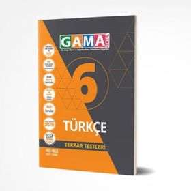 Gama Yayınları 6. Sınıf Nar Türkçe Tekrar Testleri