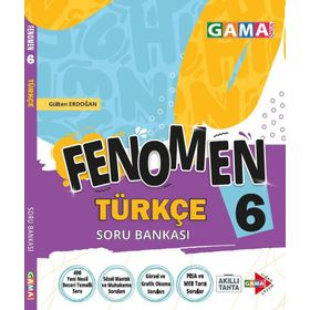 Gama Yayınları 6.Sınıf Türkçe Fenomen Soru Bankası