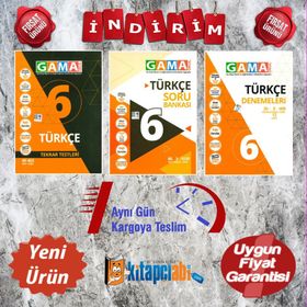 Gama Yayınları 6.Sınıf Türkçe Soru Bankası